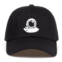 Load image into Gallery viewer, Black Baseball  Cap astronaut