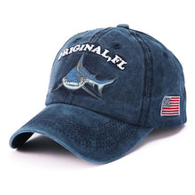 Load image into Gallery viewer, FL Shark Embroidery  baseball cap