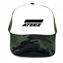 Load image into Gallery viewer, fashion hat ATEEZ band printing net  baseball cap